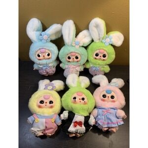 Baby Three Macaron Cute Bunny Full Case Of 6 Blind Boxes Opened